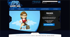 Desktop Screenshot of epicgameads.com